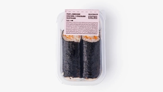 Ролл "Симфония классики" с крабовыми палочками