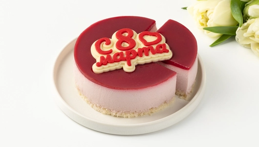 Торт-мини "Для неё" малиновый мусс