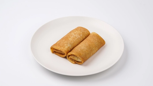 Блины с курицей и грибами в сливочном соусе