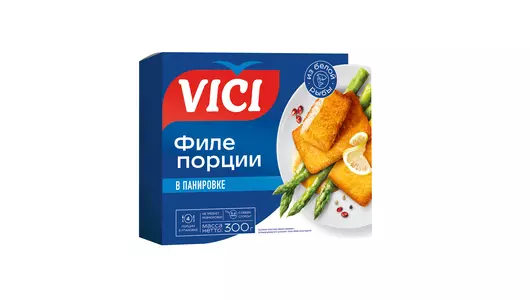 Рыбные порции Vici из филе минтая в панировке 300 г