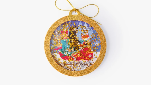 Набор для творчества "Ёлочная игрушка-шейкер"