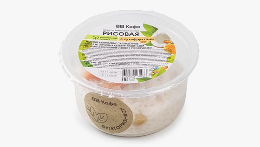 Каша рисовая на&nbsp;кокосовой основе с&nbsp;с/фрукт, кафе