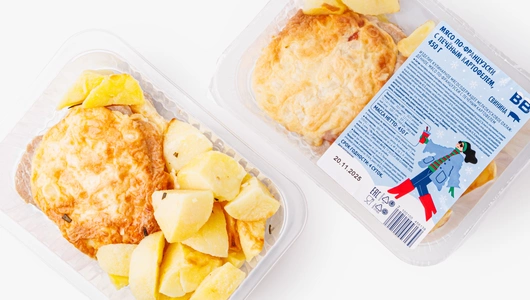 Мясо по-французски с&nbsp;печеным картофелем, 450 г