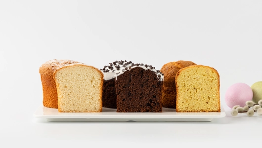 Мини-куличи "Три вкуса" (творог, шоколад, апельсин)