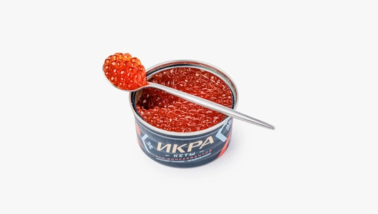 Икра кеты лососевая "Укинский Лиман" зам., 125 г