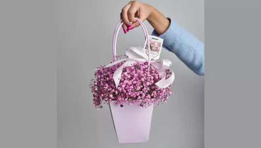 Гипсофила в&nbsp;сумочке FMART by flowwow