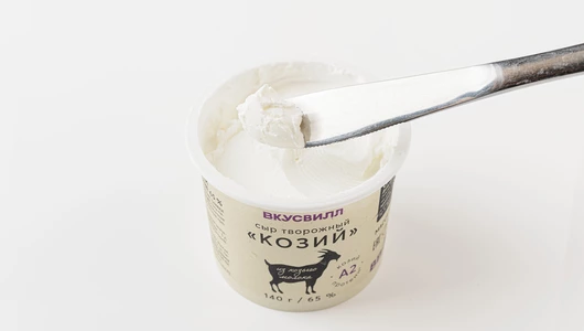 Сыр творожный "Козий" 65%, 140г Сыр творожный "Козий" 65%, 140г