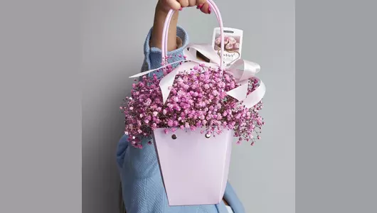 Гипсофила в&nbsp;сумочке FMART by flowwow