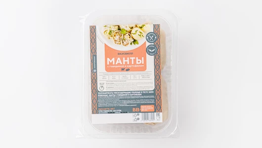 Манты с говядиной и картофелем