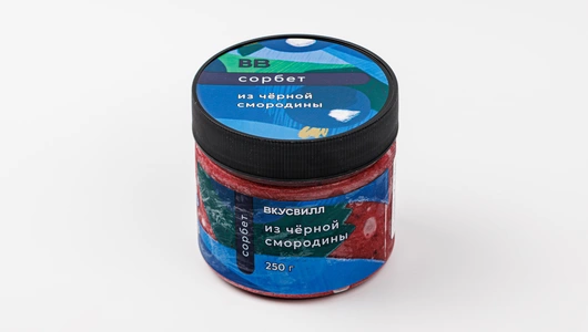 Сорбет из черной смородины, 250 г