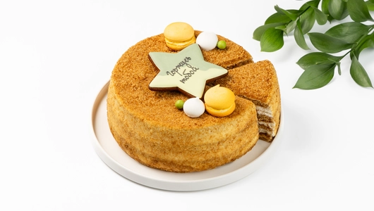 Торт "Горжусь тобой" медово-сметанный, 700г