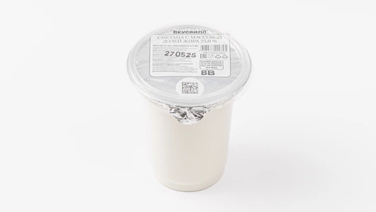 Сметана 25%, 350 г