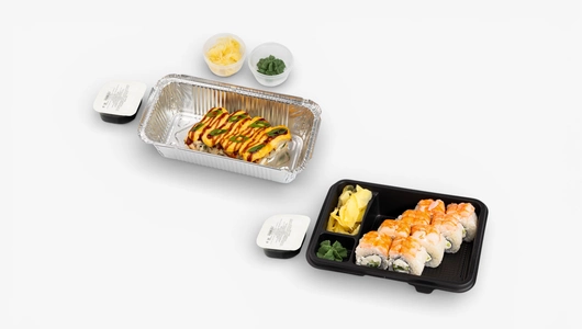 Сет роллов Креветочный дуэт