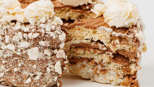 Торт-мини "Киевский" с грецким орехом и арахисом