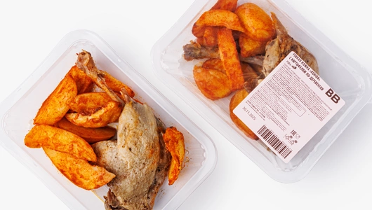 Утиная ножка "Конфи" с картофелем по-деревенски