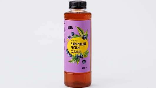 Напиток "Черный чай со вкусом черники"