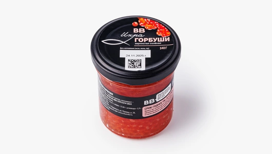 Икра горбуши зернистая ст/б охл., 140 г