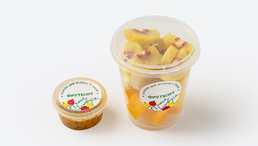 Фруктовый микс (манго, банан, киви, маракуйя), 300 г
