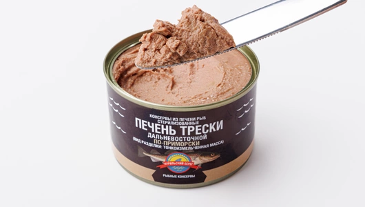 Печень трески дальневосточной по-приморски, 240г