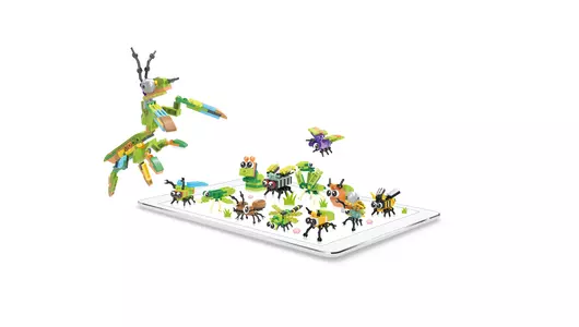 Конструктор детский QBRIX 12 в 1 Мир букашек 6+