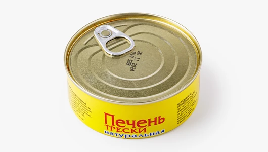 Печень трески натуральная, 230 г