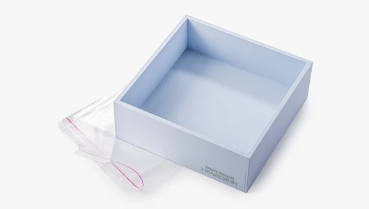 Бокс мини подарочный голубой