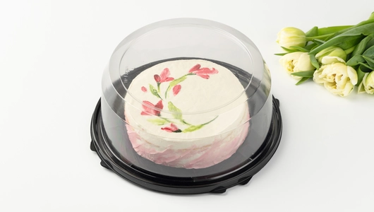 Торт бисквитный "Акварельные цветы" с&nbsp;ягодной начинкой