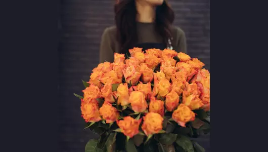 Букет из&nbsp;31 розы Марио (50см)