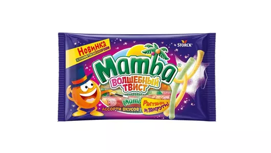 Конфеты жевательные Mamba Волшебный твист 70 г Конфеты жевательные Mamba Волшебный твист 70 г
