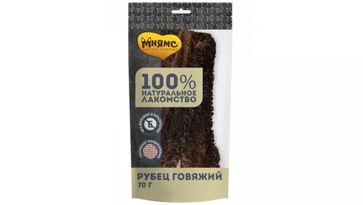 МНЯМС Лакомство Рубец говяжий д/собак 70г