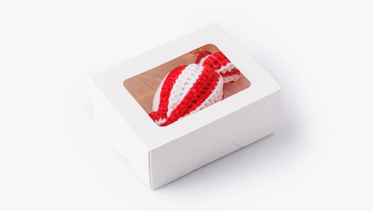 Брелок вязаный "Конфетка"