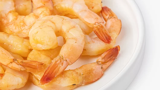 Креветки "Королевские" очищ. с&nbsp;хвостом вареные подкопченные 41/50 охл., 150 г