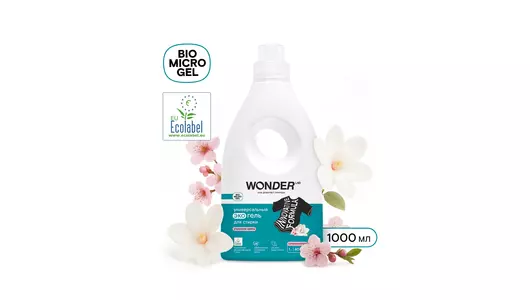 Гель для стирки Wonder Lab Утренние цветы универсальный 1 л