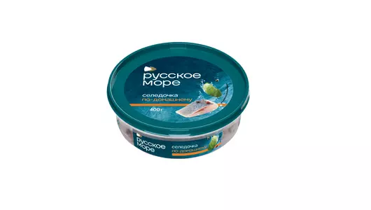 Сельдь филе-кусочки Русское море Аппетитная в масле 400 г