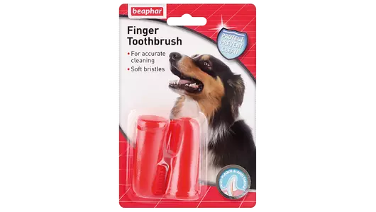 Beaphar Зубная щетка двойная  для собак на палец