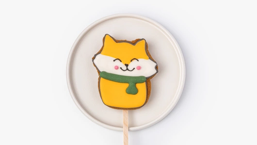 Пряник имбирный на&nbsp;палочке "Морозная", 1 шт. (коллекция)