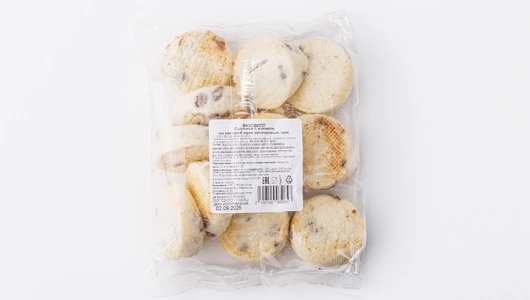 Сырники с изюмом на рисовой муке запеченные, зам.