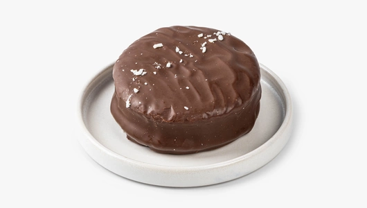 Печенье-сэндвич с суфле и кокосовой карамелью (веган)