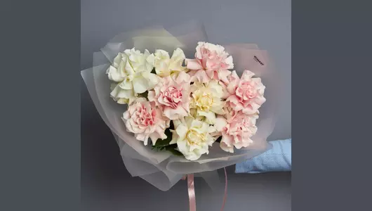 Французские розы, 9 шт FMART by flowwow