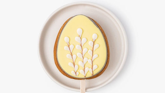 Пряник имбирный "Светлая Пасха" на&nbsp;палочке, 1 шт.