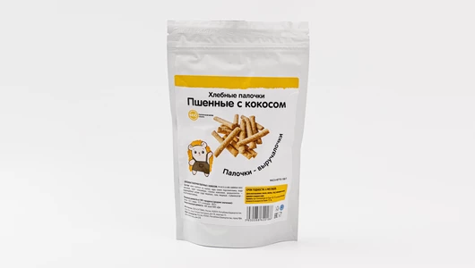 Хлебные палочки "Пшенные с кокосом"