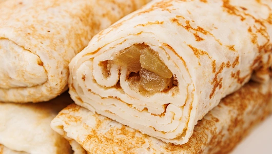 Блинчики с яблоком и корицей, зам., 600 г Блинчики с яблоком и корицей, зам., 600 г
