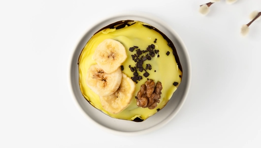 Кулич "Веганский" с&nbsp;бананом и&nbsp;грецким орехом