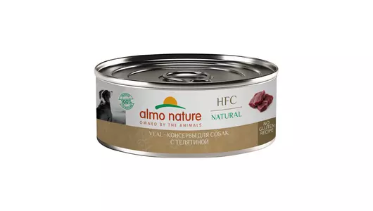 Almo Nature консервы Консервы   для собак телятиной (HFC - Natural - Veal), 100г