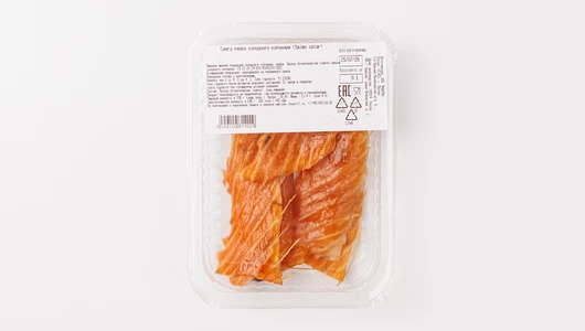 Семга ребра холодного копчения, 100 г