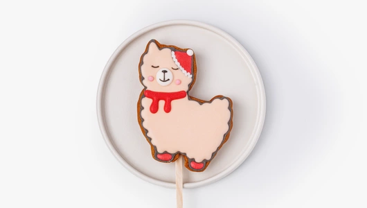 Пряник имбирный на&nbsp;палочке "Морозная", 1 шт. (коллекция)