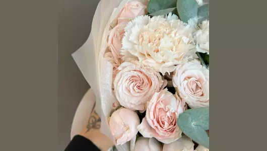 Дуо бомбастик и&nbsp;гвоздика FMART by flowwow