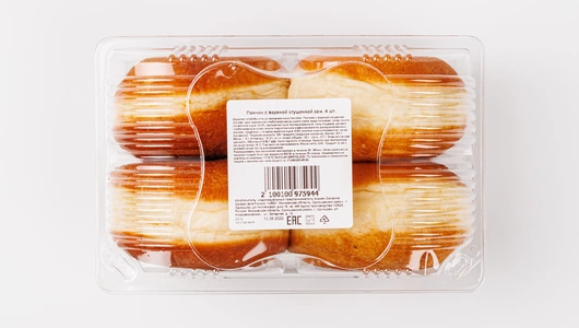 Пончик с вареной сгущенкой зам. 4 шт