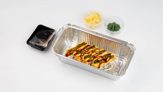 Запеченный ролл с угрем под сырной шапкой