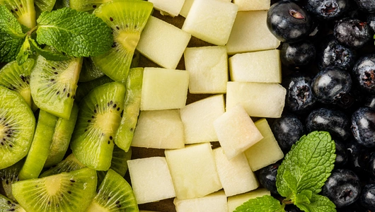 Фруктовый микс (голубика, дыня, киви)